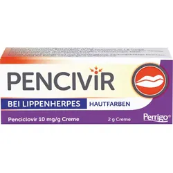 Pencivir bei Lippenherpes Creme Hautfarben 1% 2 G