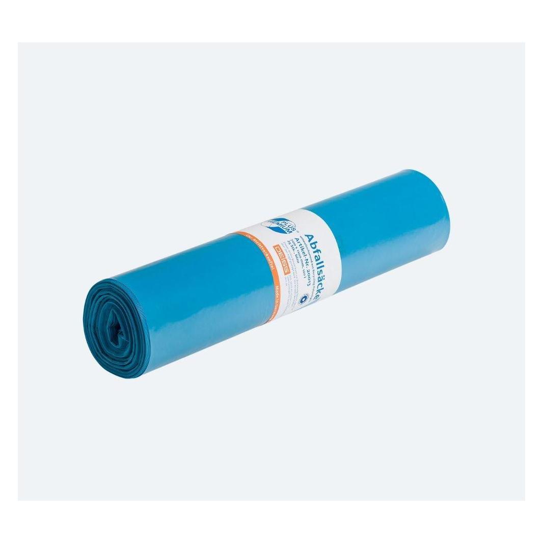 Deiss Müllsäcke 20013 120 L Blau HDPE (Hart-Polyethylen) 37 Mikron (25x, 120 l) (20013)