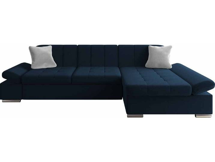 MIRJAN24 Ecksofa Montana mit Regulierbare Armlehnen, L-Form Sofa vom Hersteller (Kronos 09 + Kronos 09 + Paros 5, Seite: Rechts)