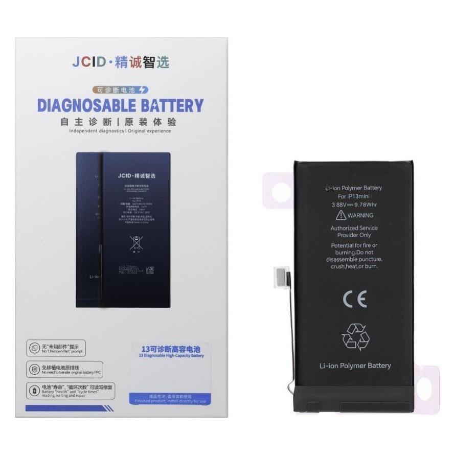 OPPO Batterie JCID JCID Diagnosable Batterie für iPhone 13 Mini 2520 mAh (hohe Kapazität) (65801236)