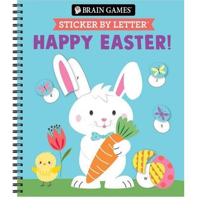 Brain Games - Sticker by Letter: Happy Easter!, Taschenbuch von Publications International Ltd,Brain Games,New Seasons, Publications International,