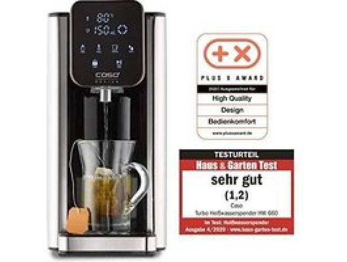 Distributeur deau chaude - CASO - HW660 - Acier inoxydable - 2 7 L - 100 °C