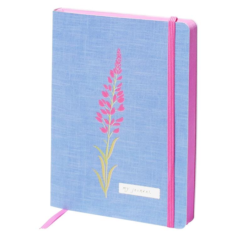 Rössler Notizbuch Wild Flowers Notes 15,3x20,2cm 256 Blatt liniert Soft Cover mit Gummizug (Liniert, Weicher Einband) (75728112)