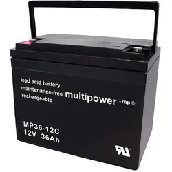 Multipower MP36-12C / 12V 36Ah Blei Akku AGM Zyklentyp