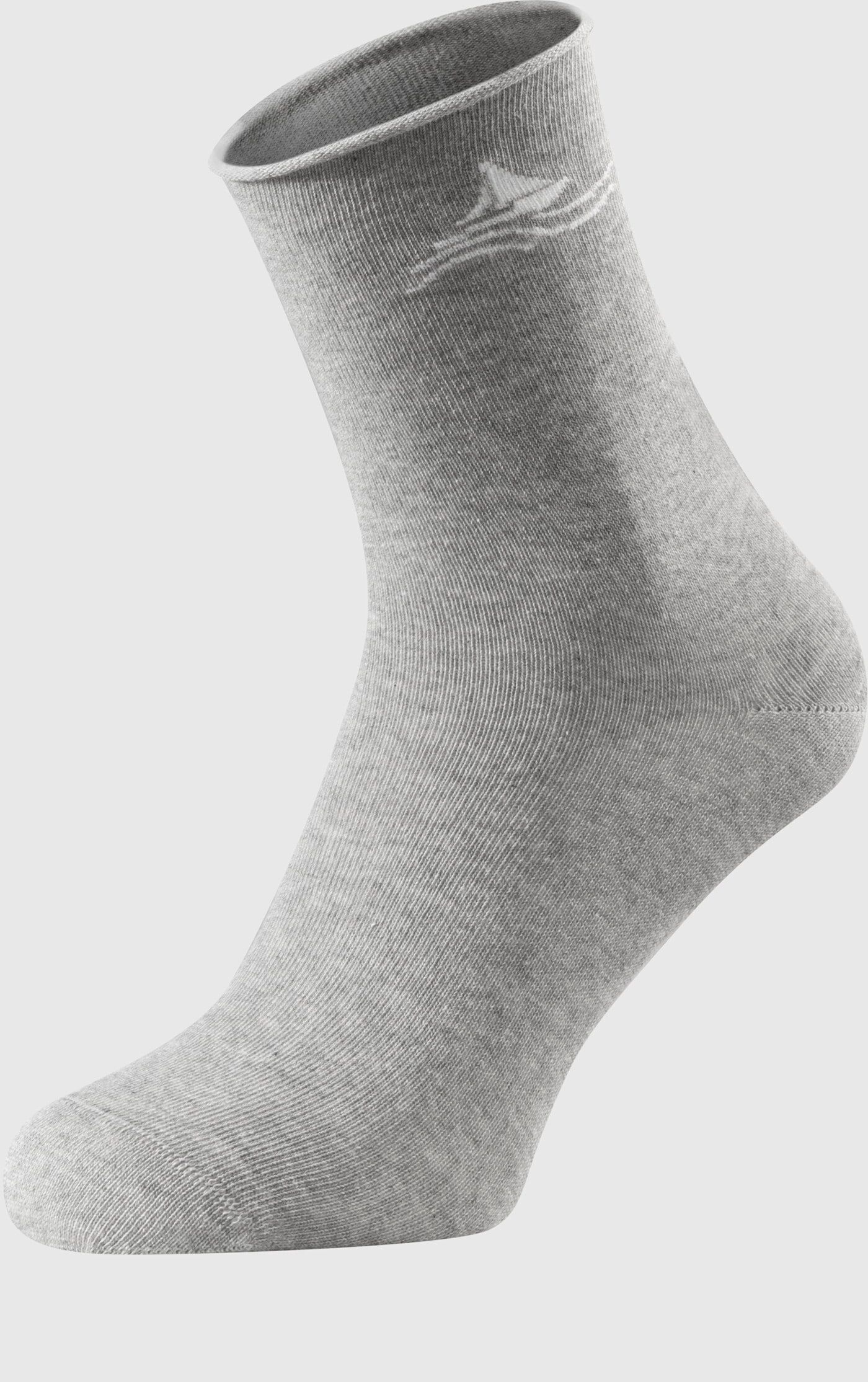 Socken WITT "Socken Socken 3 Paar", Damen, Gr. 35-38, N-Gr, weiß, schwarz, steingrau, Socken Socken