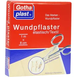 Gothaplast Wundpflaster Elastisch 1mx8cm 1 ST