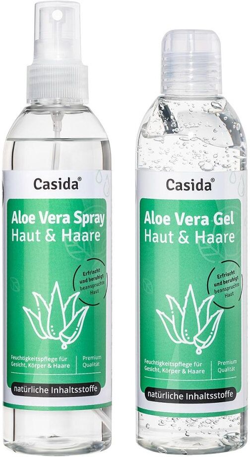 Casida Aloe Vera Gel+aloe Vera Spray Set