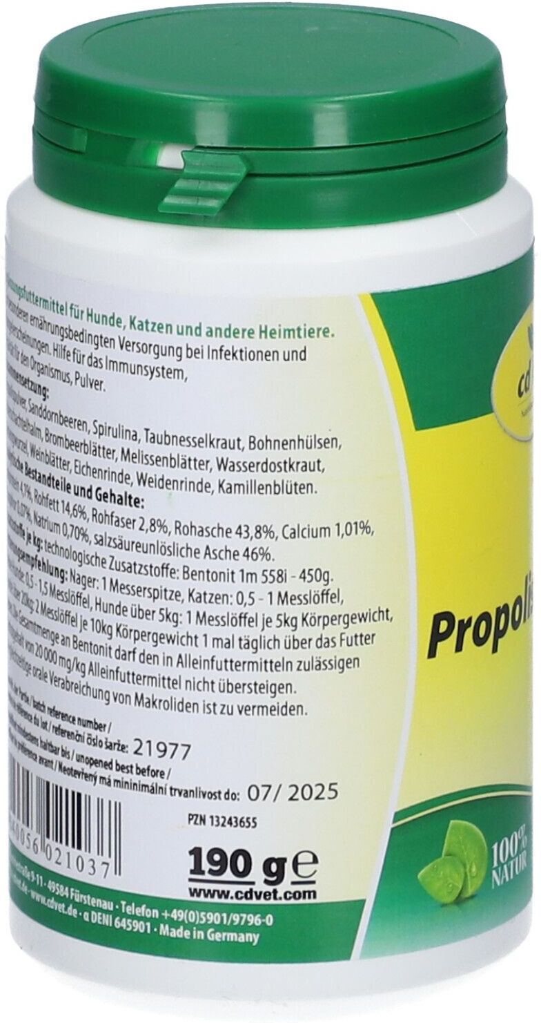 cdVet Propolis Herbal Pulver vet. 190 g