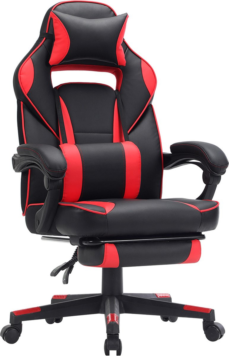 Songmics Gamingstoel zwart-rood