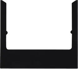 Berker 13196616 Designrahmen eckig Glas schwarz