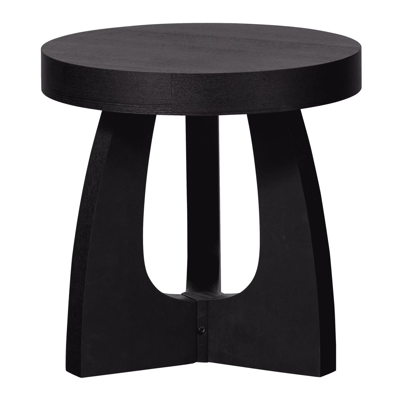 WOOOD Ronde Bijzettafel Tala 45 cm - Zwart - Exclusive