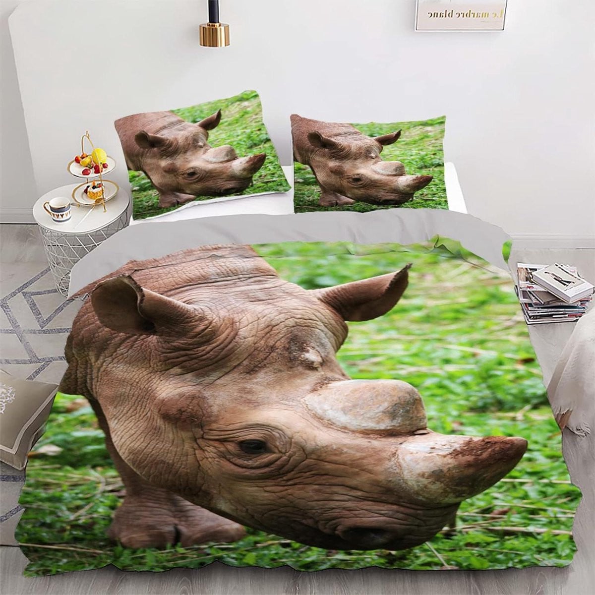 Geel Dekbedovertrek Set van Zachte Microvezel - 200x200 cm