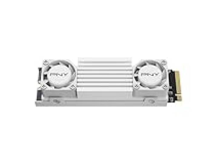 PNY SSD Interne CS3150 2TB M.2 NVMe avec dissipateur Blanc - M280CS3150HSW-2TB-RB