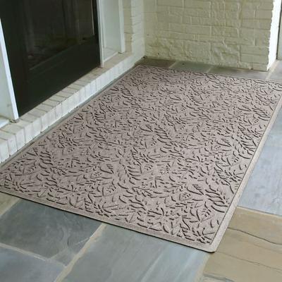 Bungalow Dba Matterly Leaves Estates Doormat 60 x 36, 60 x 36, Gray