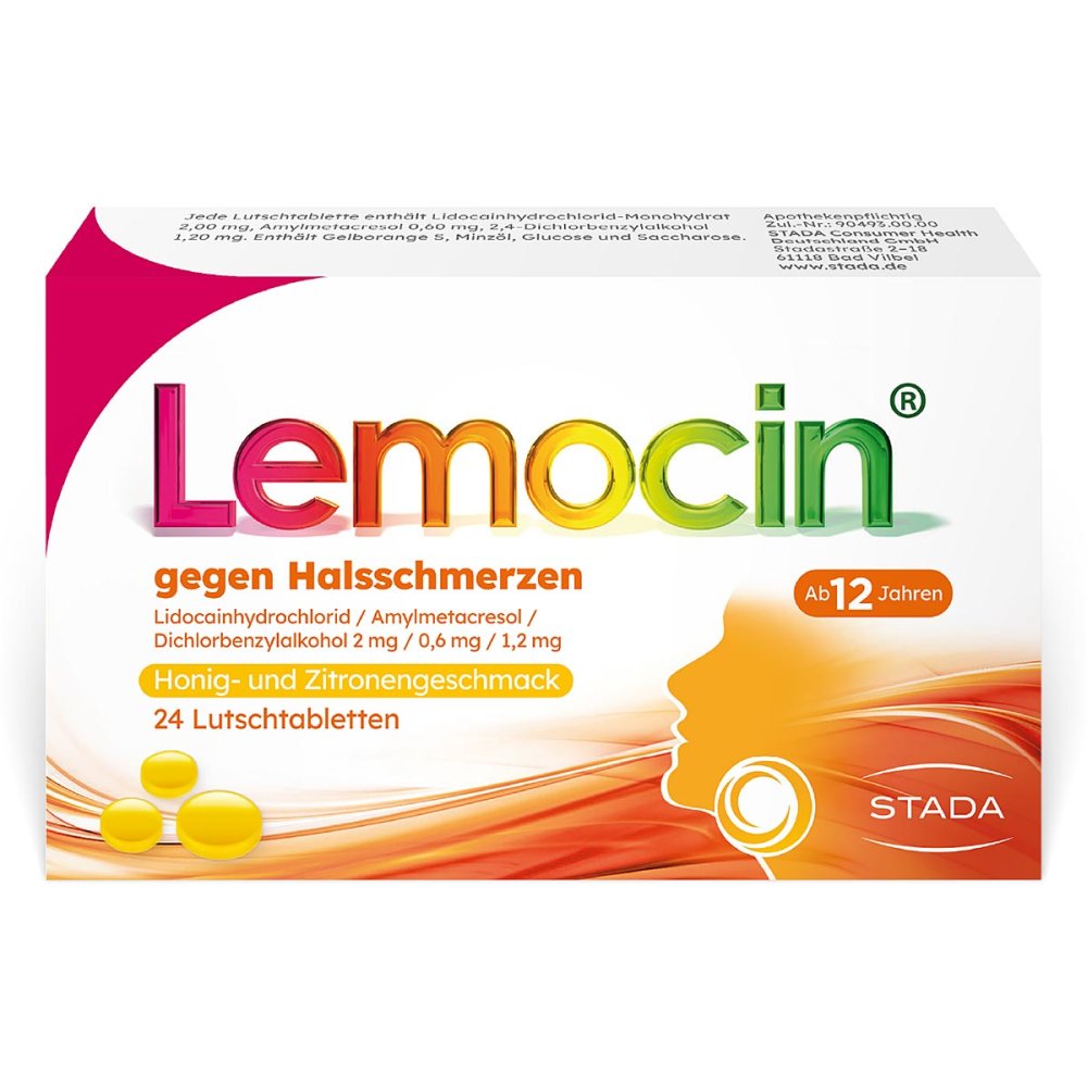 STADA Consumer Health Deutschland GmbH Lemocin gegen Halsschmerzen Honig-Zitronengeschmack ab 12 Jahren 17537365