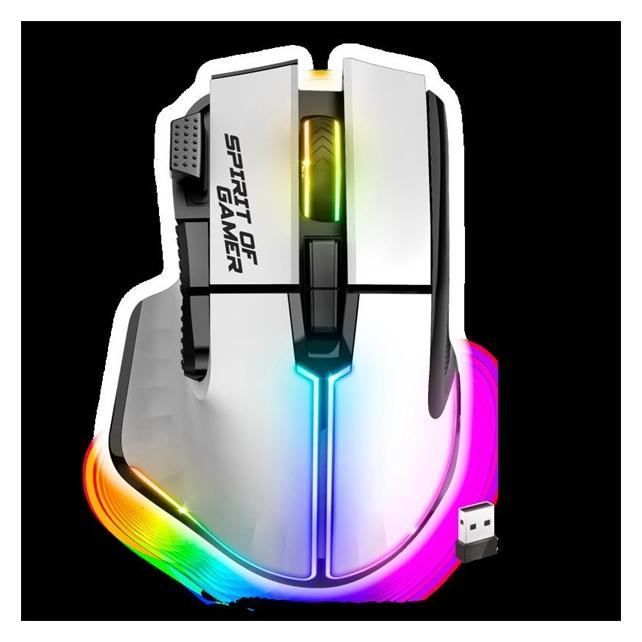 Spirit Of Gamer Pro M5 Artic Wireless (Kabelgebunden, Kabellos) (S-PM5RFWT)