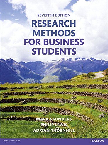 Mark Saunders - Research Methods for Business Students - Preis vom 30.09.2026 09:01:18 h