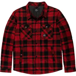 Vintage Industries Square+, Hemd/Textiljacke - Rot/Schwarz - XL