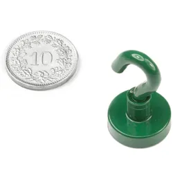 5x Supermagnete, Magnet, Hakenmagnet (4x)