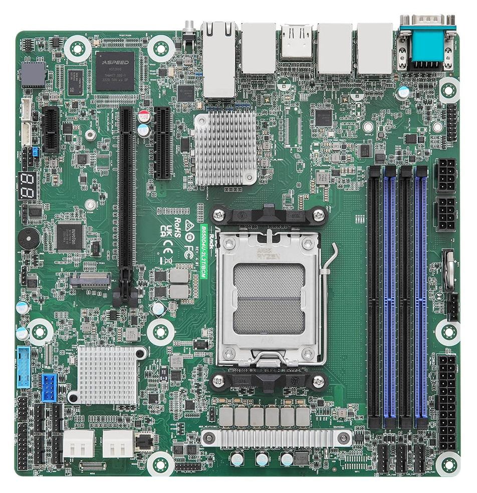 ASRock B650D4U-2L2T/BCM Motherboard AMD B650 Express Socket AM5 Micro ATX
