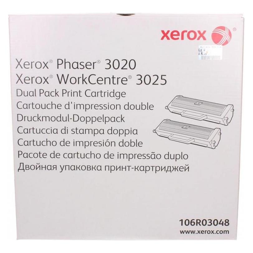 Xerox 2er-Pack Schwarz (BK) (106R03048)