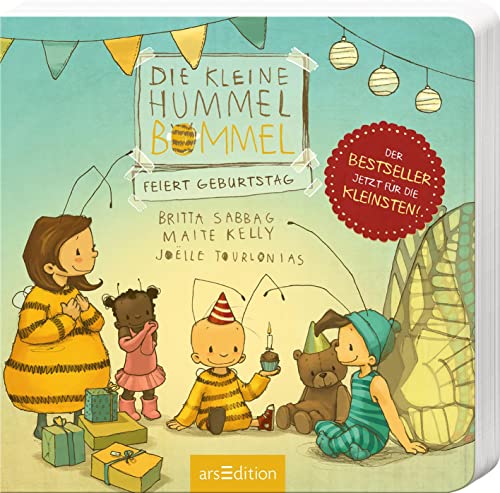 Britta Sabbag - Die kleine Hummel Bommel feiert Geburtstag (Pappbilderbuch): Das perfekte Geschenk zum Geburtstag, Kinderbuch ab 3 Jahren - Preis vom 09.10.2026 07:28:09 h