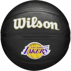 Wilson NBA Los Angeles Lakers Team Tribute Mini Basketball black 3