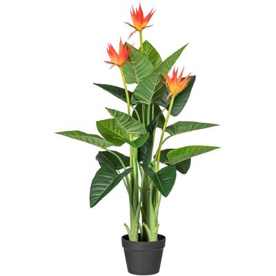 Kunstpflanze CREATIV GREEN "Guzmania", orange, H:105cm, Kunststoff, Kunstpflanzen, Kunstpflanze