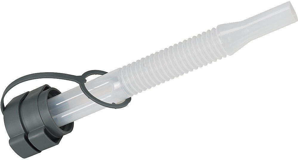 Flexibles Auslaufrohr mit Verschlusskappe, Länge x Ø 245 x 20 mm, VE 5 Stk, mit Entlüftung, ab 3 VE PRESSOL