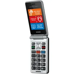 Brondi Amico Super TV Gunmetal Grey: Handy (2.80", 1.30 Mpx), Tastenhandy, Silber, Schwarz