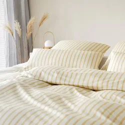 elegante Interlock Jersey Bettwäsche Naturally 155x200 cm + 80x80 cm | sonne - gelb