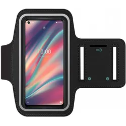 SmartFitness Wiko View 5 Handy Sport Armband, Smartphone Sportarmband, Schwarz
