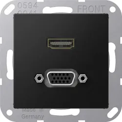 Jung Multimedia-Anschlusssystem MA A 1173 SWM MAA1173SWM