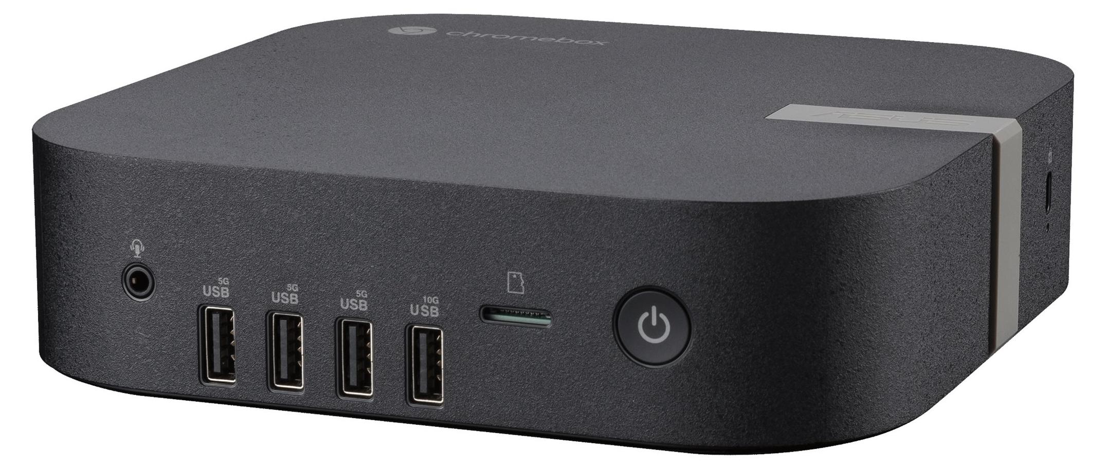 ASUS Chromebox CHROMEBOX6-S3006UN, Intel Core 3, 100U, 8 GB, DDR5-SDRAM, 128 GB, ChromeOS