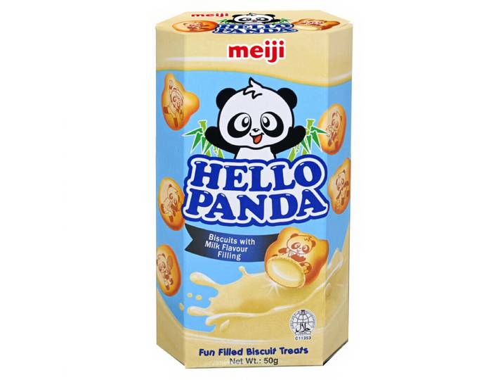 Meiji Hello Panda Biscuits fourrés saveur lait 50 g