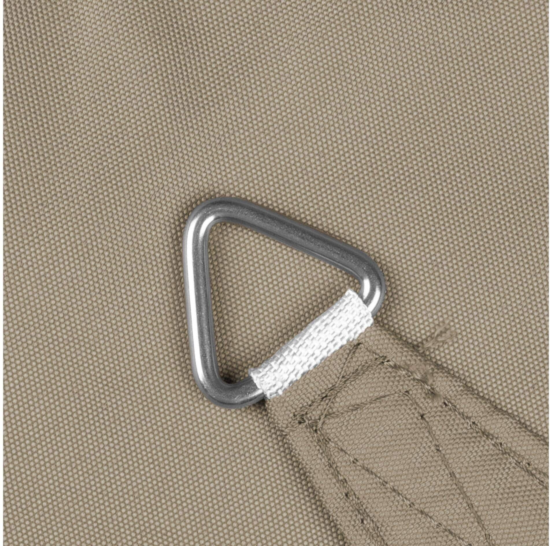 Sonnensegel WINDHAGER "Sonnensegel Rechteck 4x5, taupe", grau, Sonnensegel, B/T: 500cm x 400cm, Polyester, Sonnensegel, B:500cm T:400cm grau B/T: 500cm x 400cm