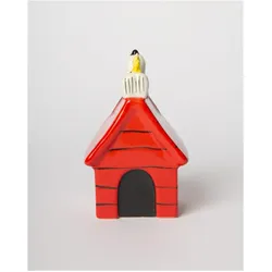 Blogo, Deko Figuren + Skulpturen, - Figure - Snoopy Cuccia - Red - Small