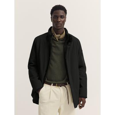 Kurzjacke BUGATTI "Regular Fit", Herren, Gr. 50, 290, schwarz, 100% Polyester, unifarben, regular fit, Jacken Kurzjacke, Regular Fit Sorona Stehkragen