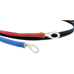 Offgridtec® 1,5m Batterieverbindungskabel mit Flachsicherungshalter M6 Ringkabelschuh, Batteriepolklemme und Sicherung