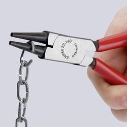 Knipex 22 01 125 Elektrotechnik und Feinwerktechnik Rundzange Gerade Chrom-Vanadium Elektrostahl 125 mm