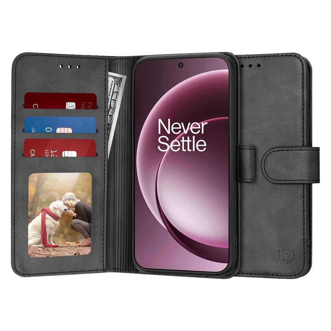 Techsuit - Diary Book - OnePlus 15 - Black (OnePlus 15) (65238881)