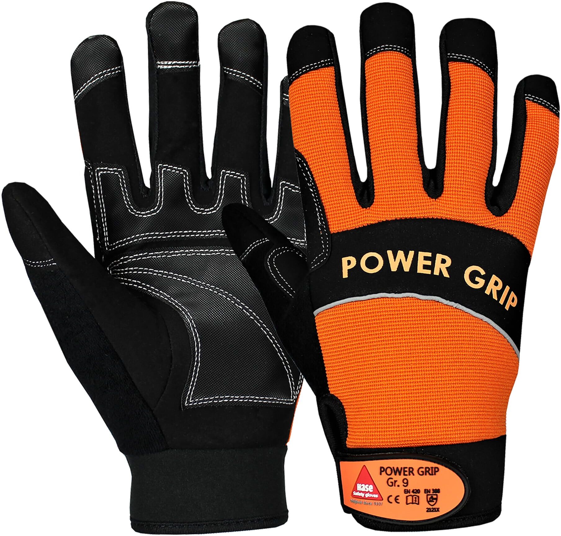 Hase Arbeitshandschuhe Power Grip Größe 9, Neopren (402000-9)