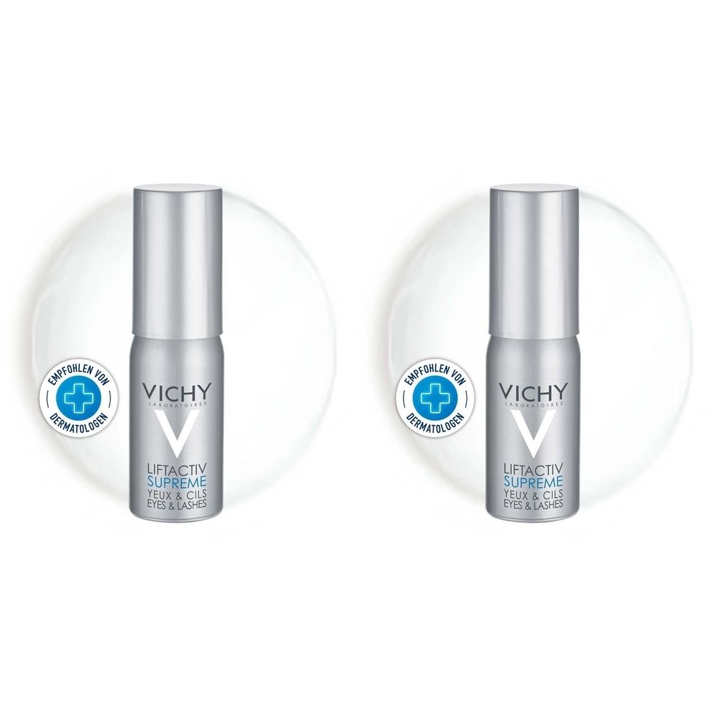 Vichy Liftactiv Serum 10 Augen & Wimpern Creme 2x 2x15 ml