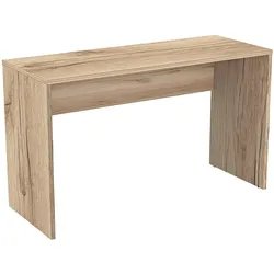 SCHREIBTISCH AMATO 130x50x75 cm Bürotisch Computertisch, Eichefarben