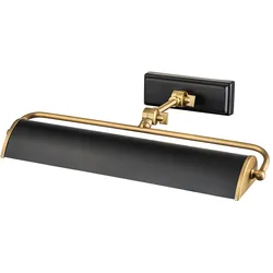Elstead Lighting Winchfield mittlere Bilderleuchte Messing antik Mattschwarz