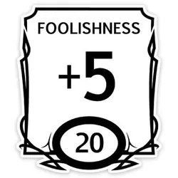 Crit Stones Stat Block Foolishness Sticker