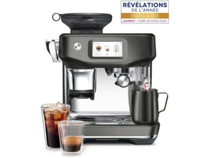 Sage Appliances - Machine À Expresso The Barista Touch Impress Ses882bst4feu1