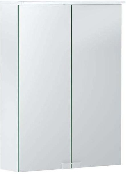 Geberit Option Basic Spiegelschrank 500257001 500x675x140mm, mit Beleuchtung, zwei Türen