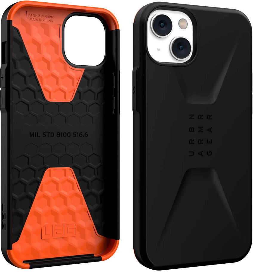 iPhone 14 Plus UAG CIVILIAN Series Bagside Cover - Black