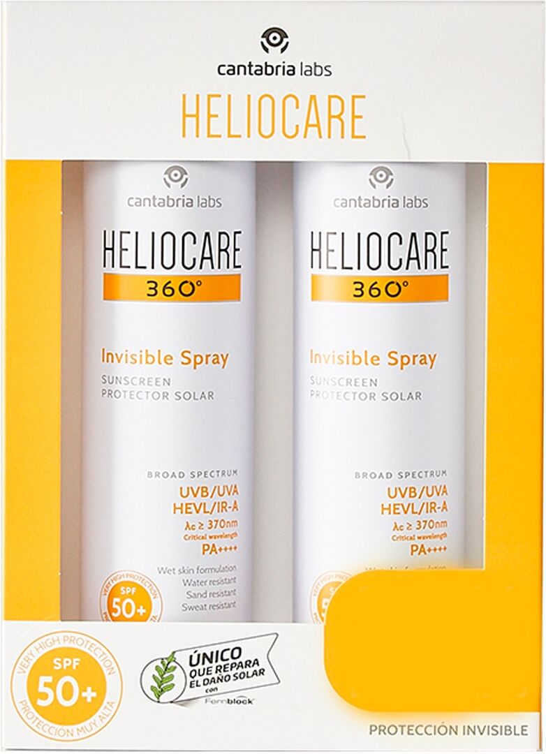 Heliocare Pack Duo Protector Solar Corporal 360°º Invisible Spray .